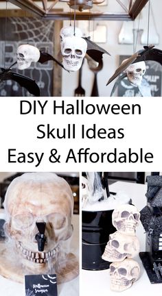 DIY Halloween Skull 
