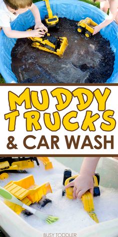 Muddy Trucks and Car