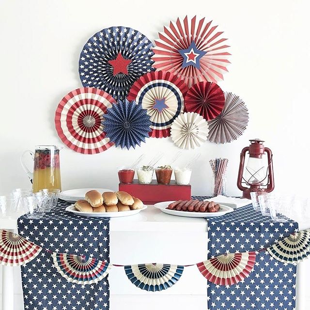 I created a fun hot dog bar for the Fourthhellip