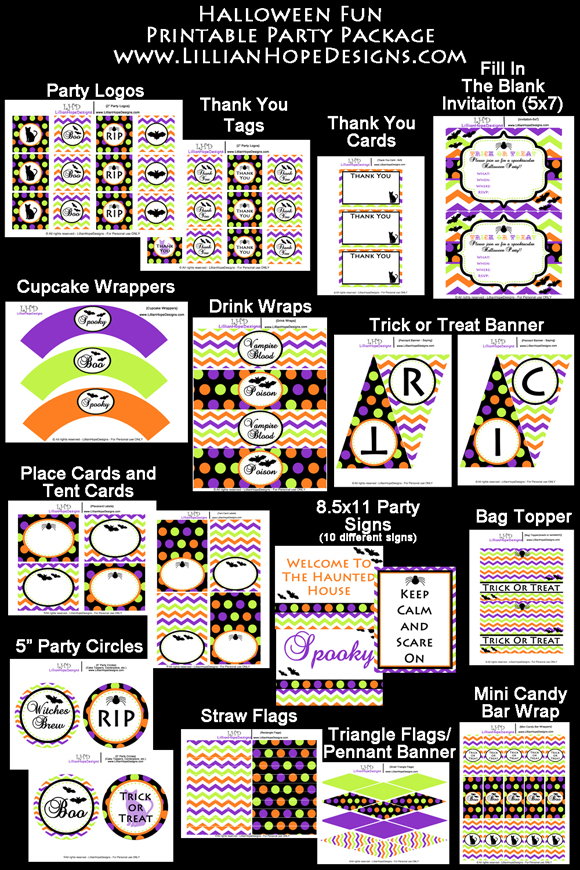 Halloween Printable Party