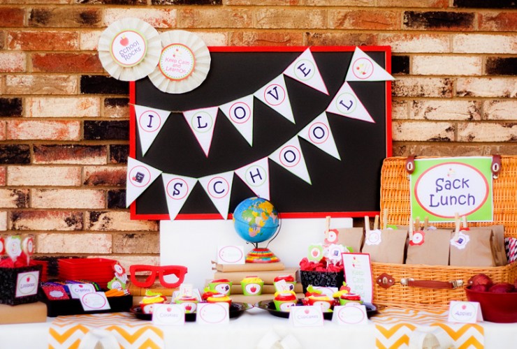 Back To School Party {FREE Printable Package}