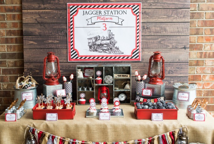 Vintage Train Party {Sneak Peek}