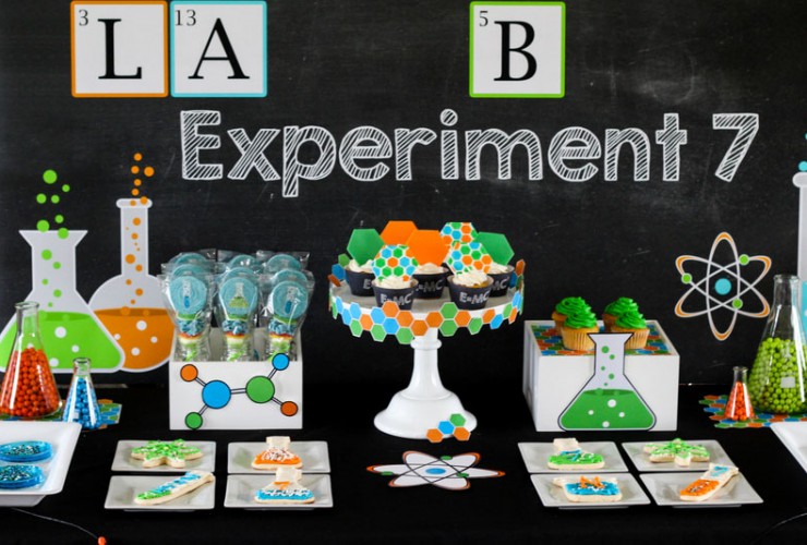 Science Birthday Party – Customer Feature