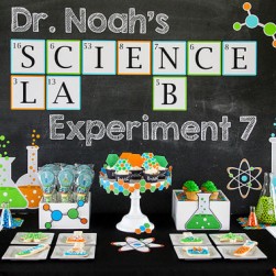 Science Party Birthday Day Party