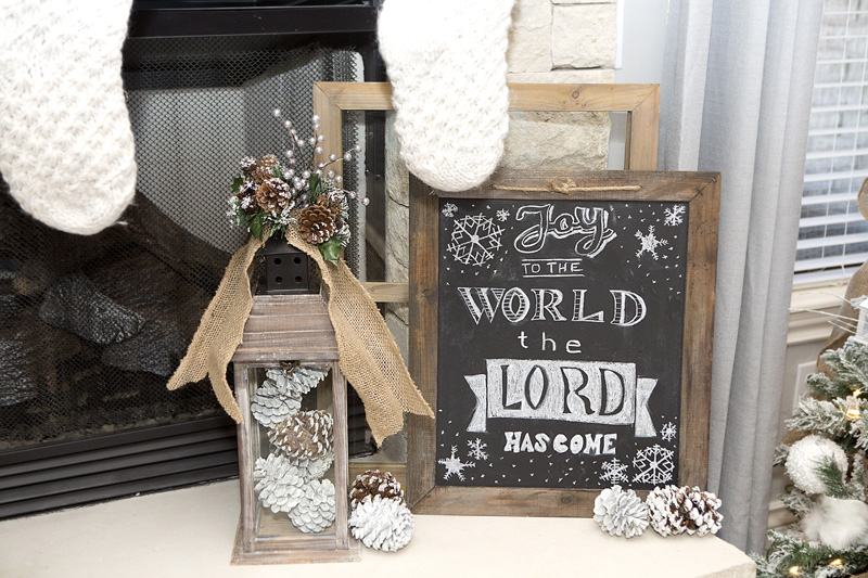 Rustic Christmas Chalkart Ideas