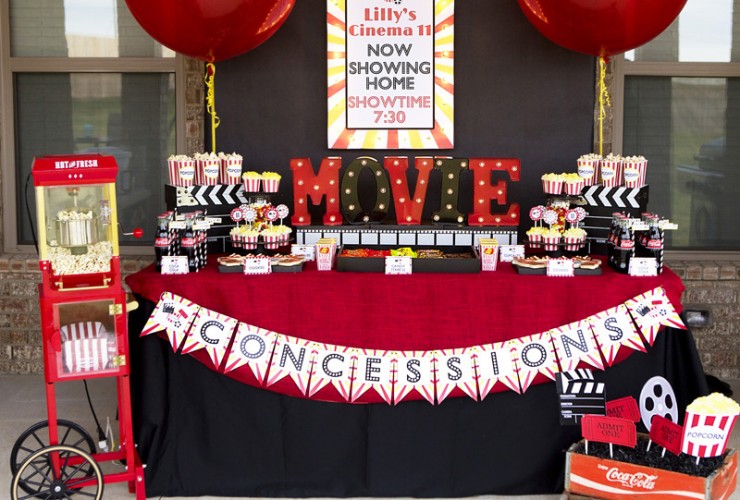 Sneak Peek Lilly’s Birthday Party – Backyard Movie Night