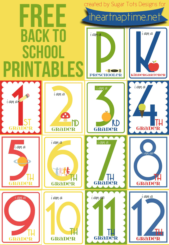 back to school printalbes