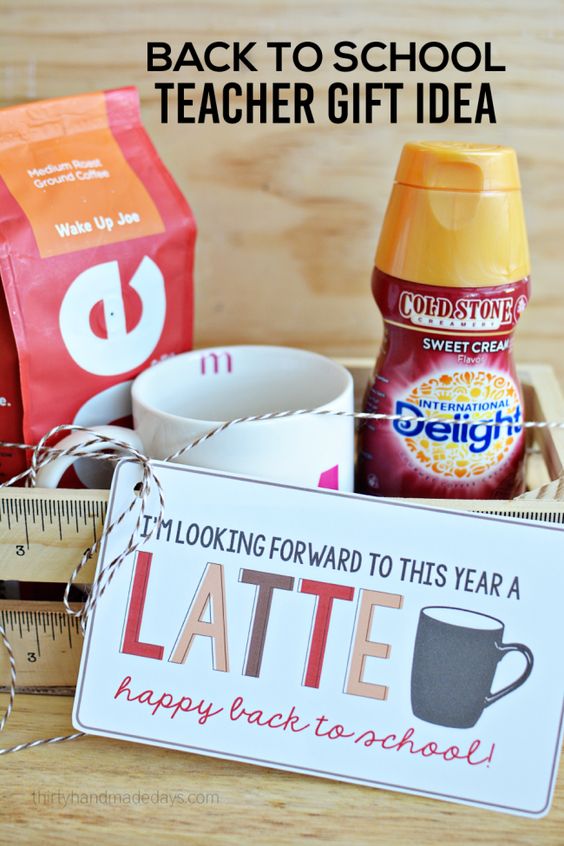 back to school teacher gift idea