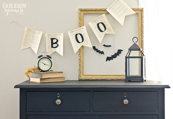 Boo Halloween Decor